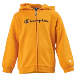 Hooded Full Zip Suit Junior Yellow