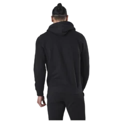 Hooded Full Zip Sweatshirt Black