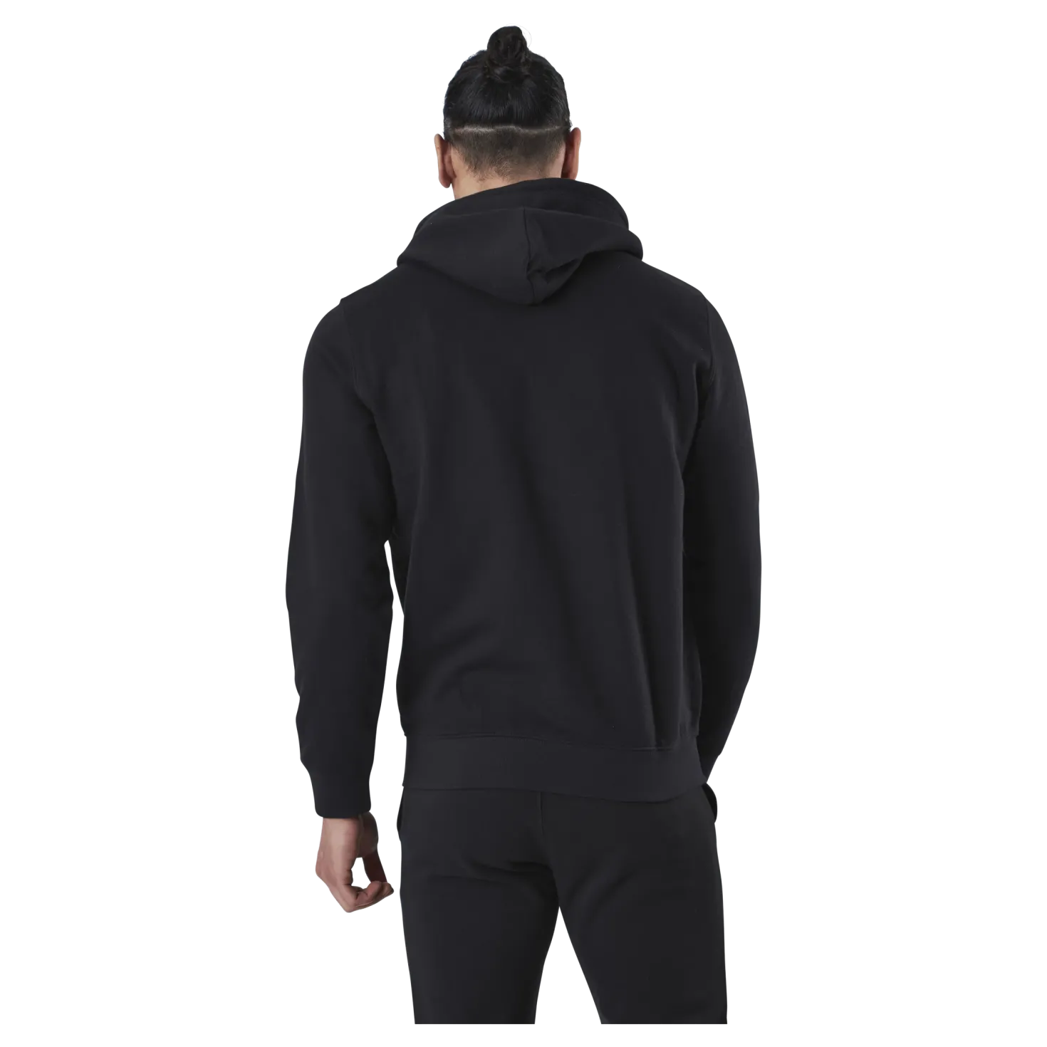 Hooded Full Zip Sweatshirt Black