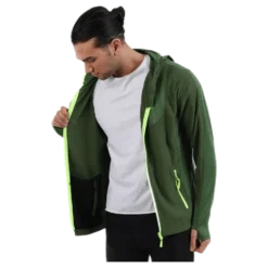 Hood Jacket Fleece Green