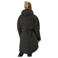 Hourglass Puffer Jacket Green
