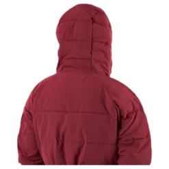 Hourglass Puffer Jacket Red