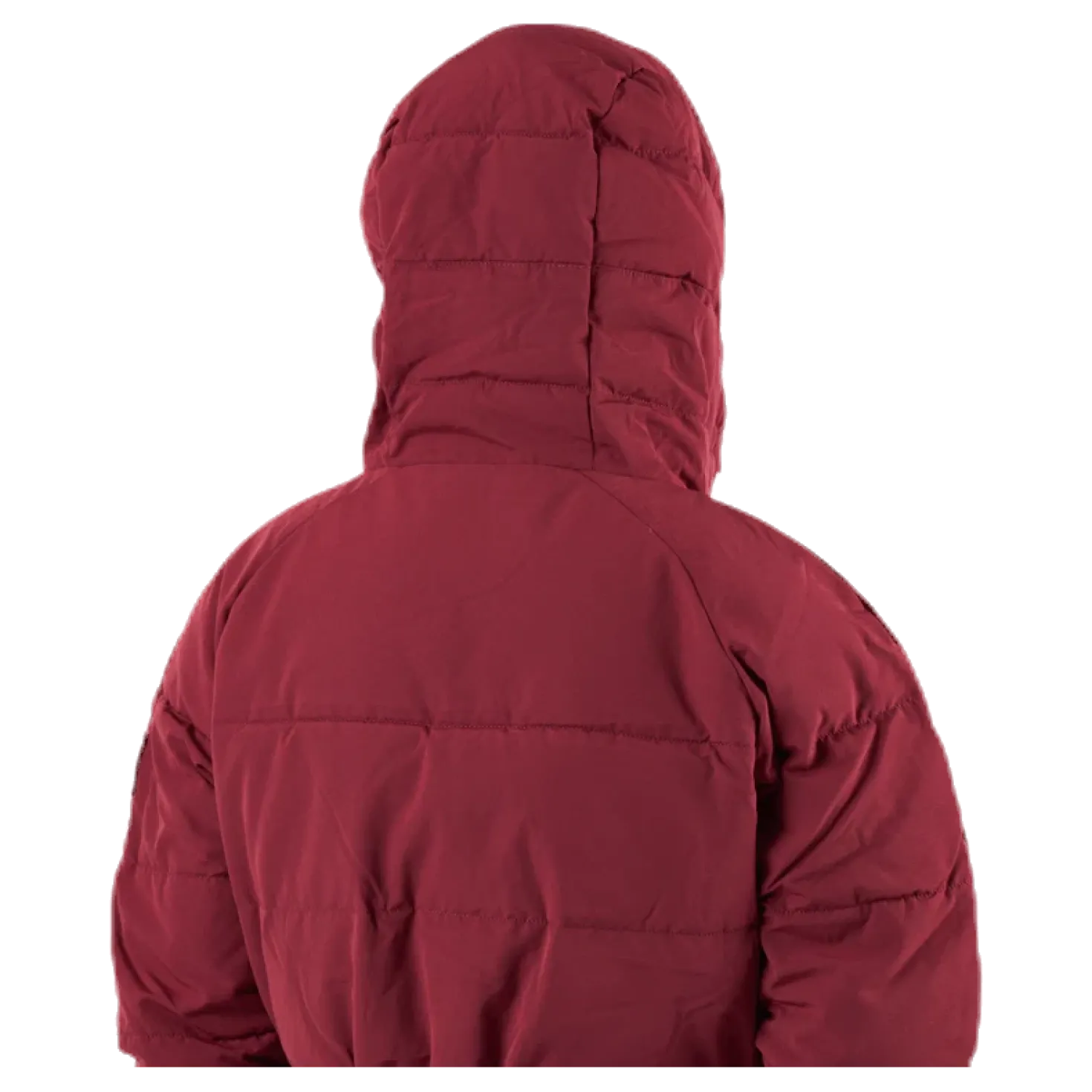 Hourglass Puffer Jacket Red