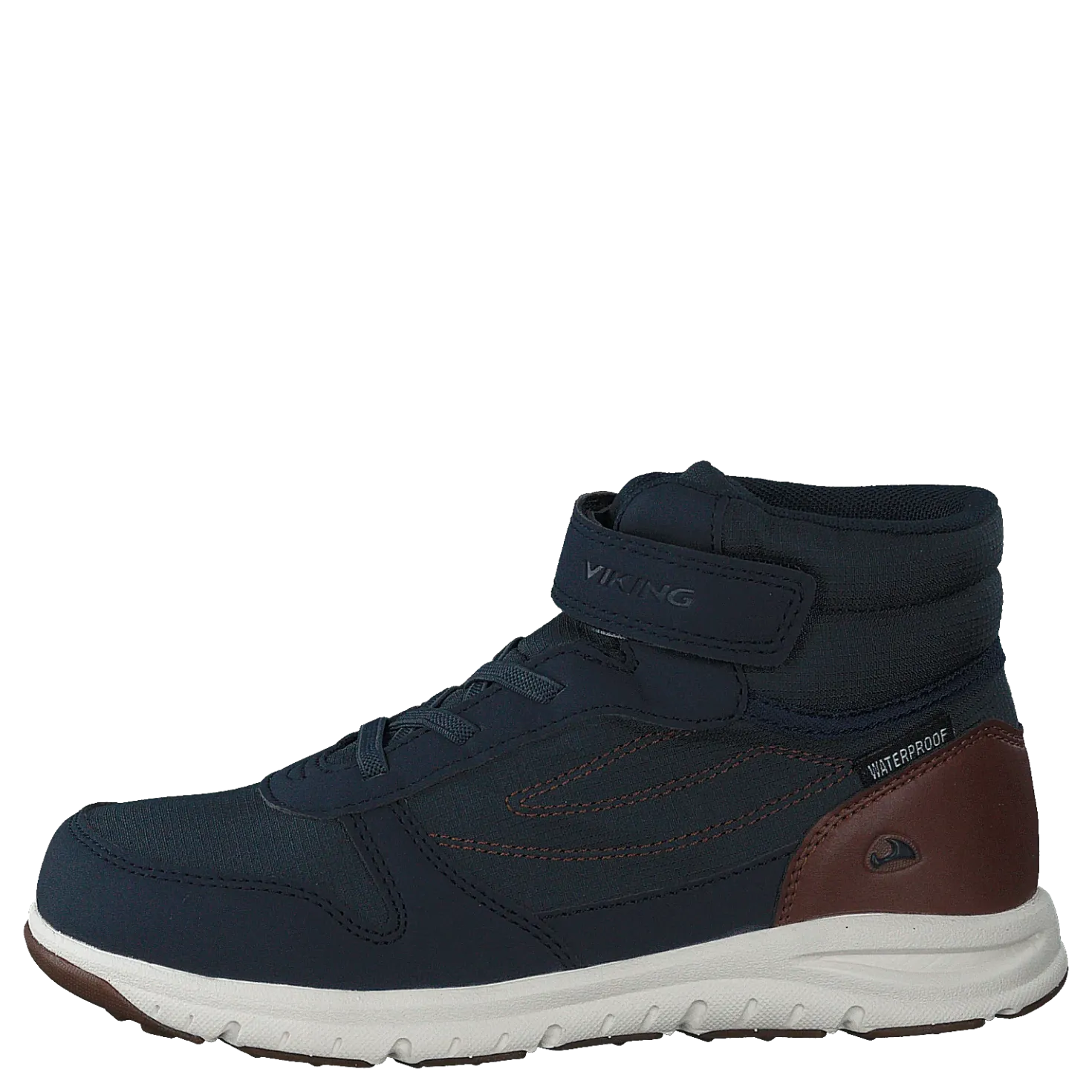 Hovet Mid WP Navy/Cognac