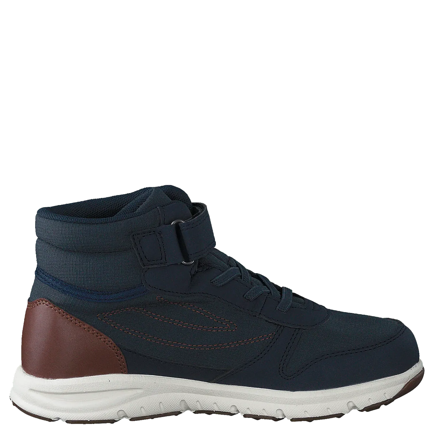 Hovet Mid WP Navy/Cognac