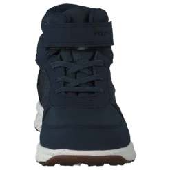 Hovet Mid WP Navy/Cognac