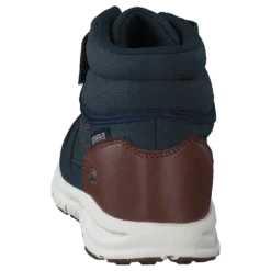 Hovet Mid WP Navy/Cognac