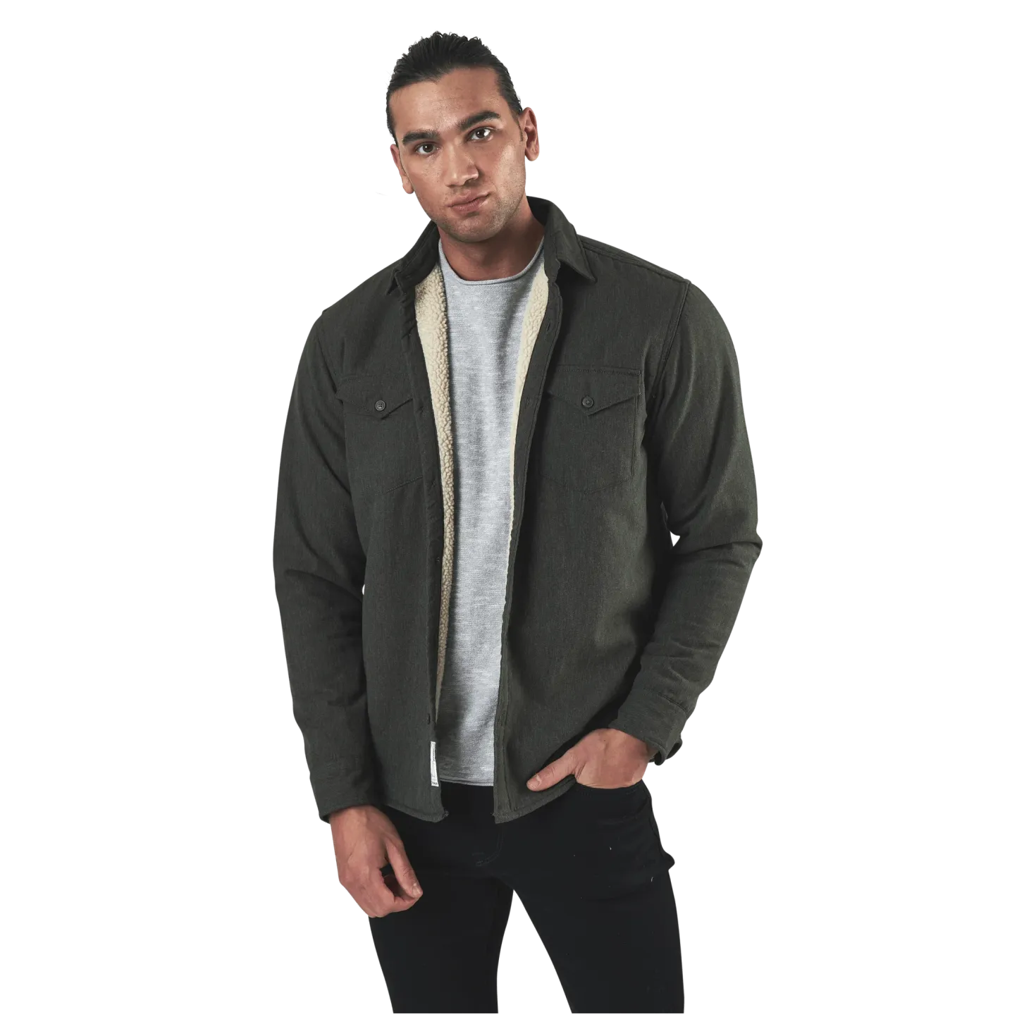 Hunter Check Overshirt L/S Black