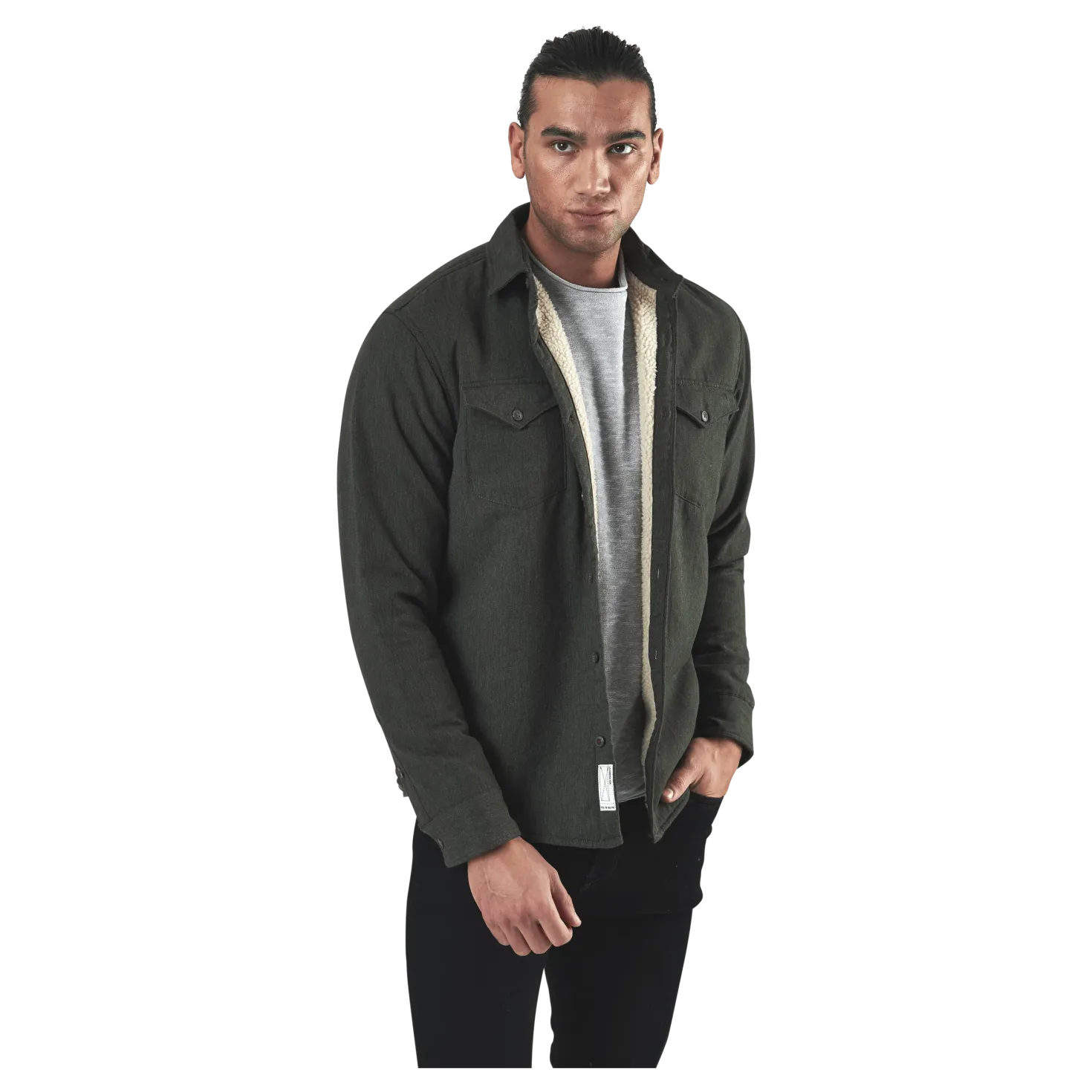 Hunter Check Overshirt L/S Black