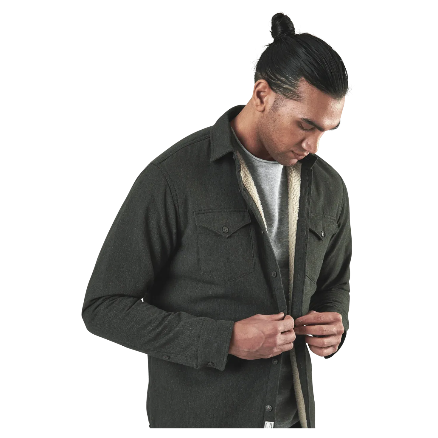 Hunter Check Overshirt L/S Black