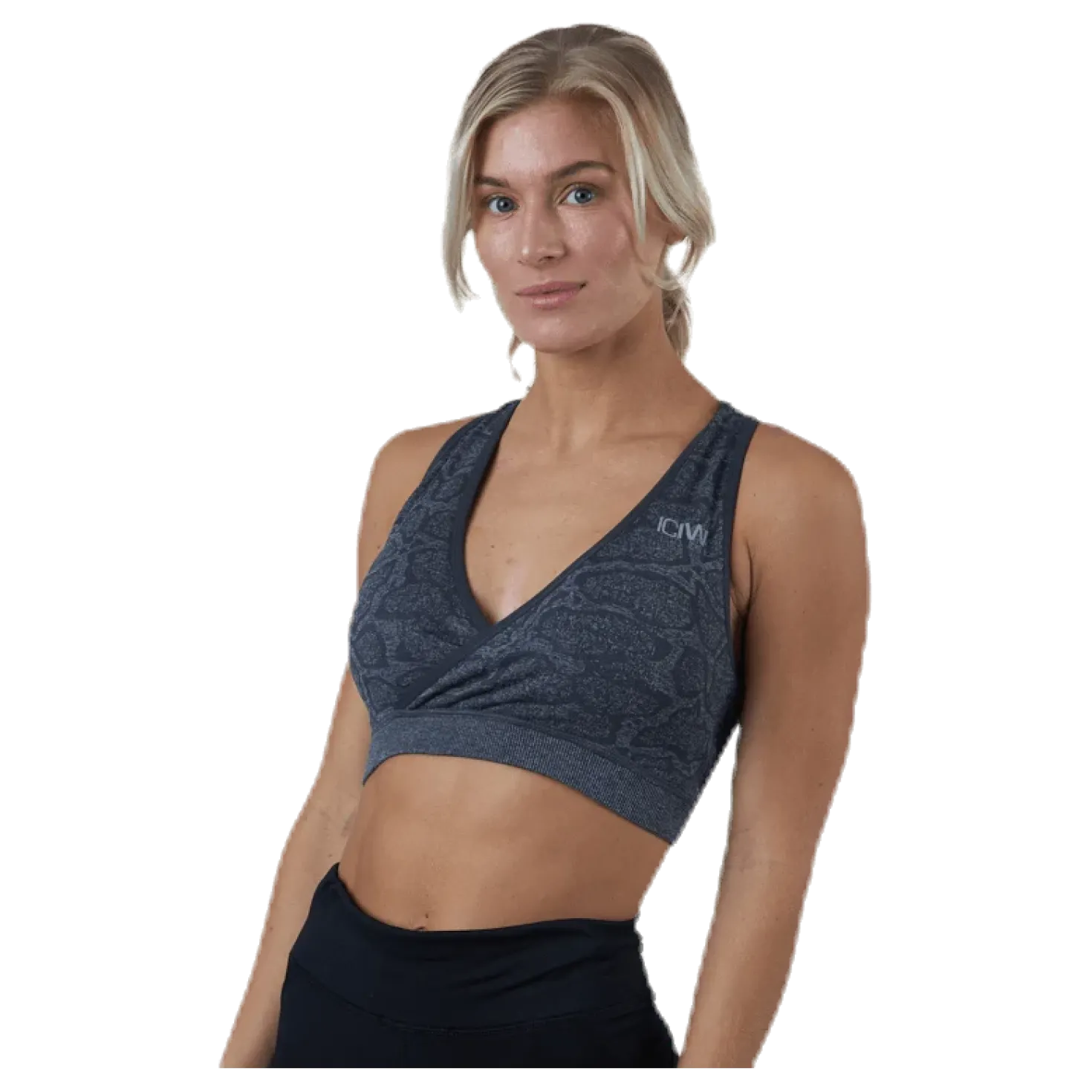 ICIW Snake Seamless Sports Bra Grey