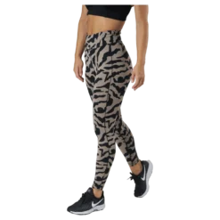 Iconic Printed 7/8 Tights Escape Grey
