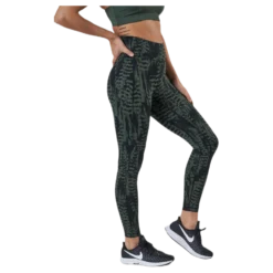 Iconic Printed 7/8 Tights Green