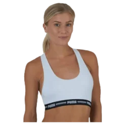 Iconic Racer Back Top White