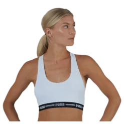 Iconic Racer Back Top White