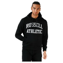 Iconic Twill Hoodie Black