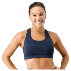 Iconic Wool Sports Bra Blue