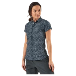 Idun SS Shirt Blue/Patterned