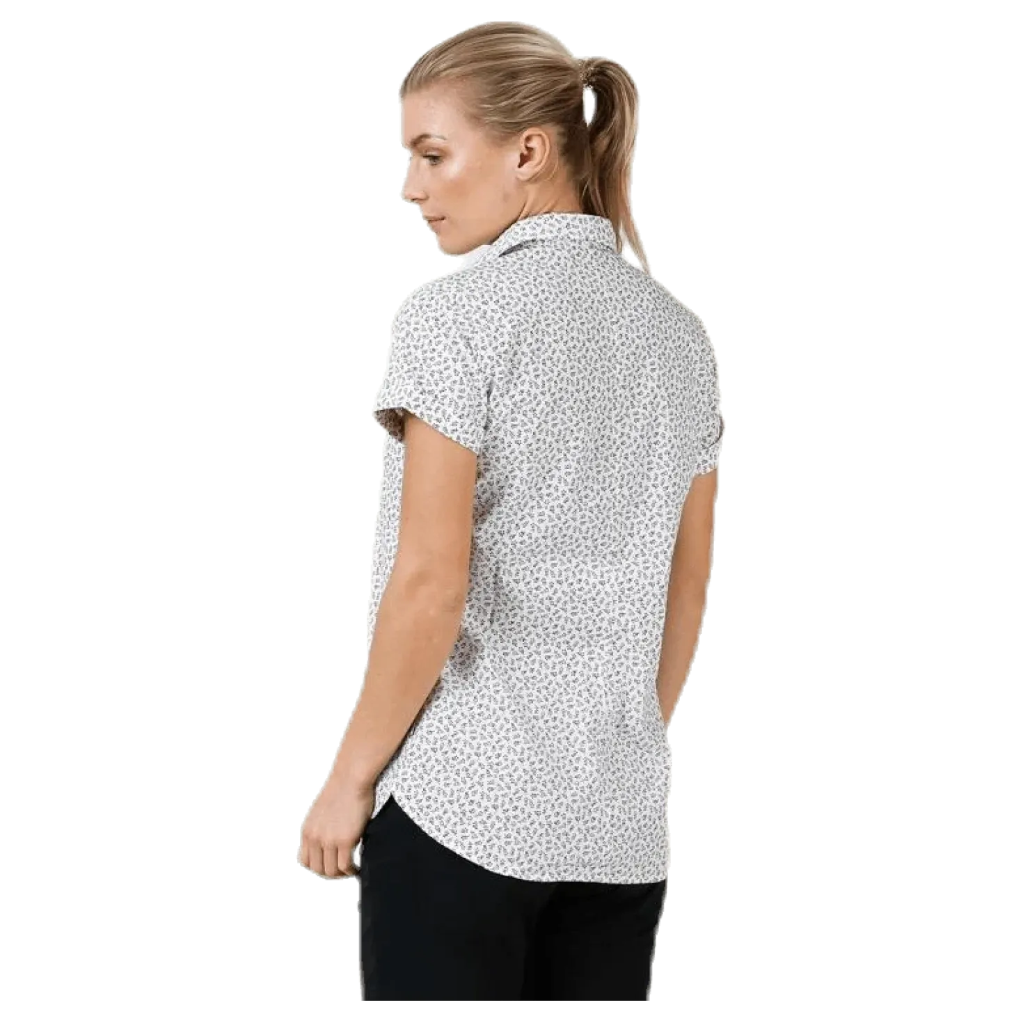 Idun SS Shirt Patterned/White