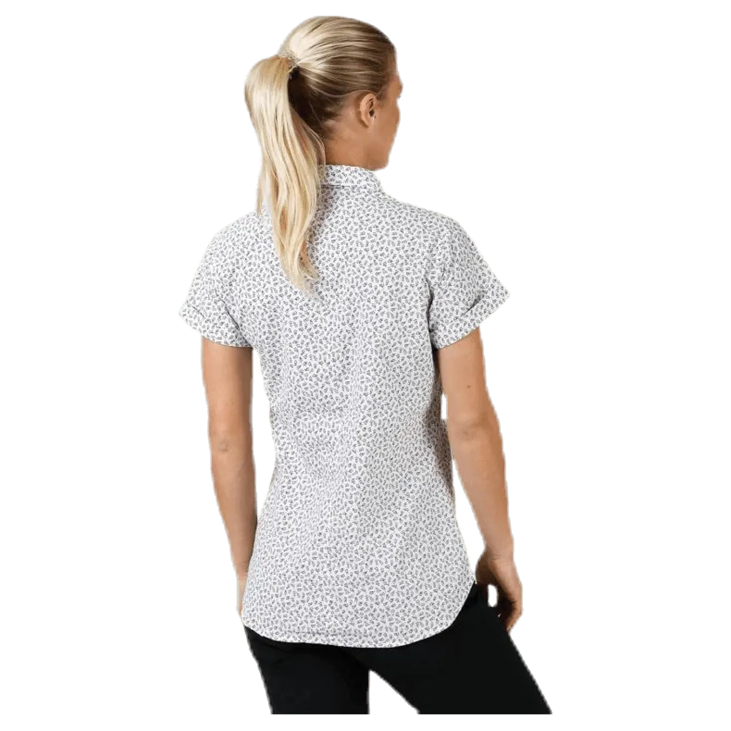 Idun SS Shirt Patterned/White