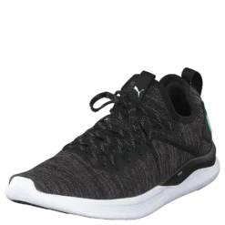 Ignite Flash Evoknit Sr Wn's Puma Black-charcoal Gray-aqua