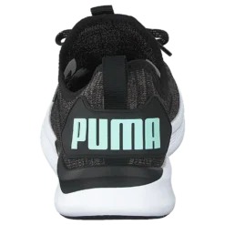 Ignite Flash Evoknit Sr Wn's Puma Black-charcoal Gray-aqua