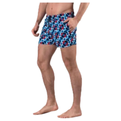 Illusion Dot Swim Shorts Blue