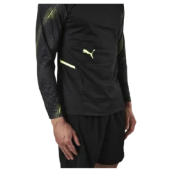 Individual Cup Training 1/4 Zip Top Black/Yellow