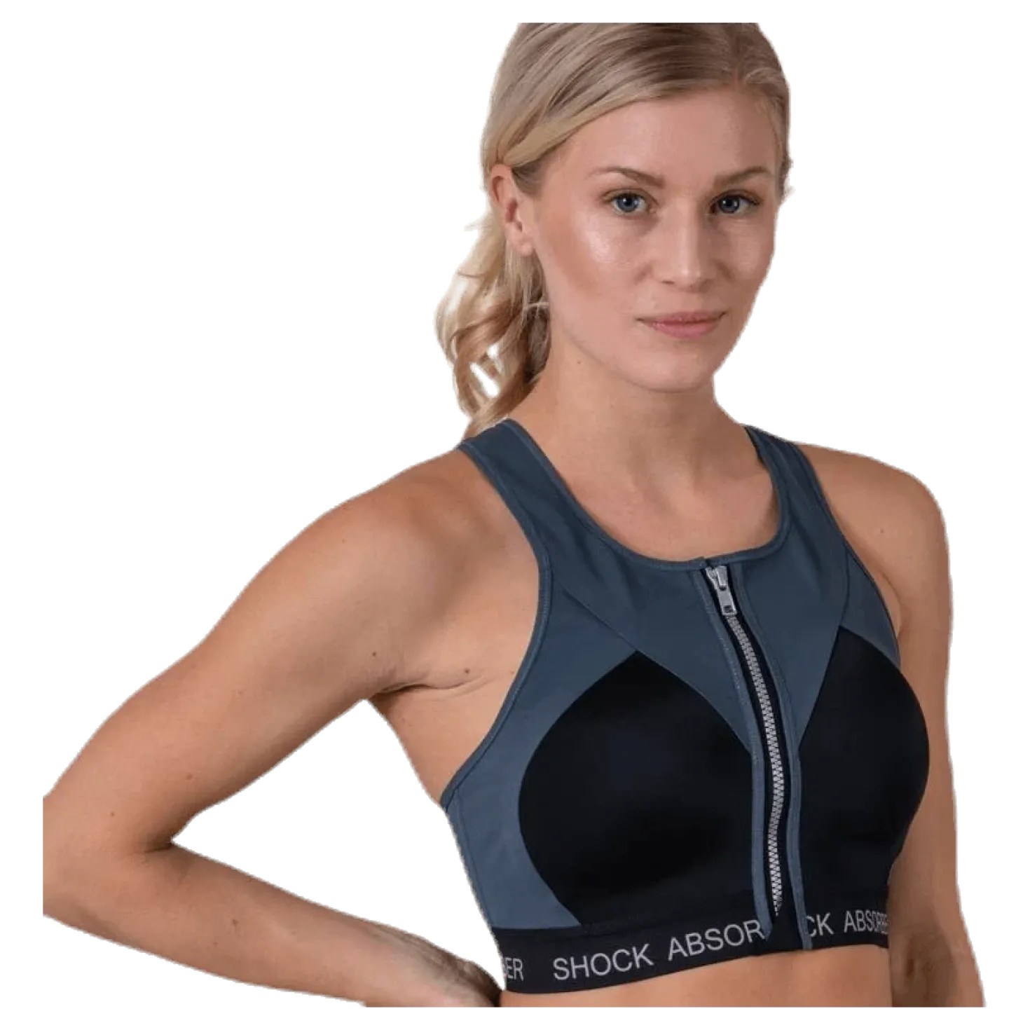 Infinity Power Bra Black/Grey