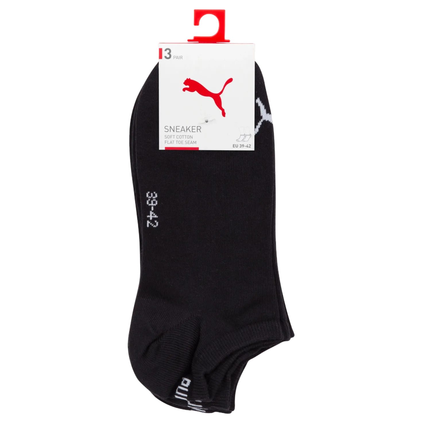 Invisible Sneaker 3-Pack Black