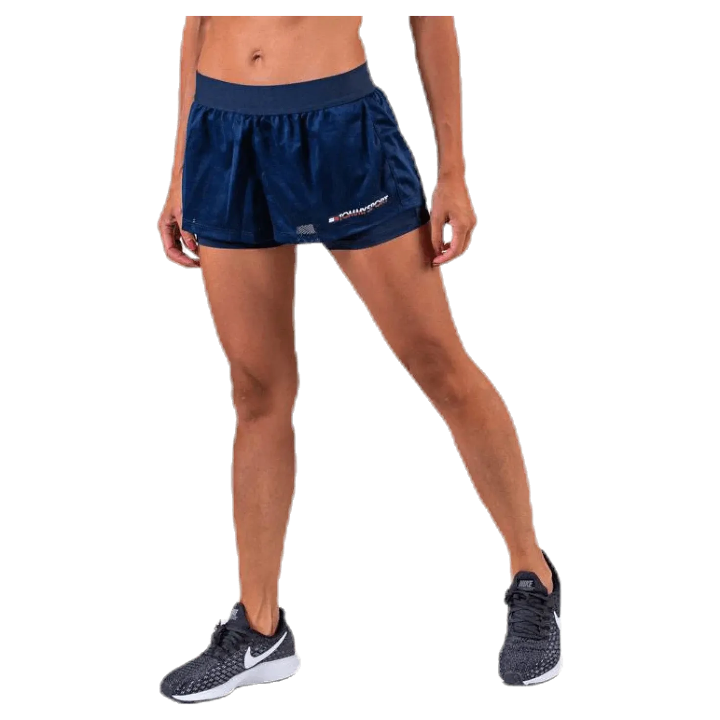 2-In-1 Woven Short 3" Blue