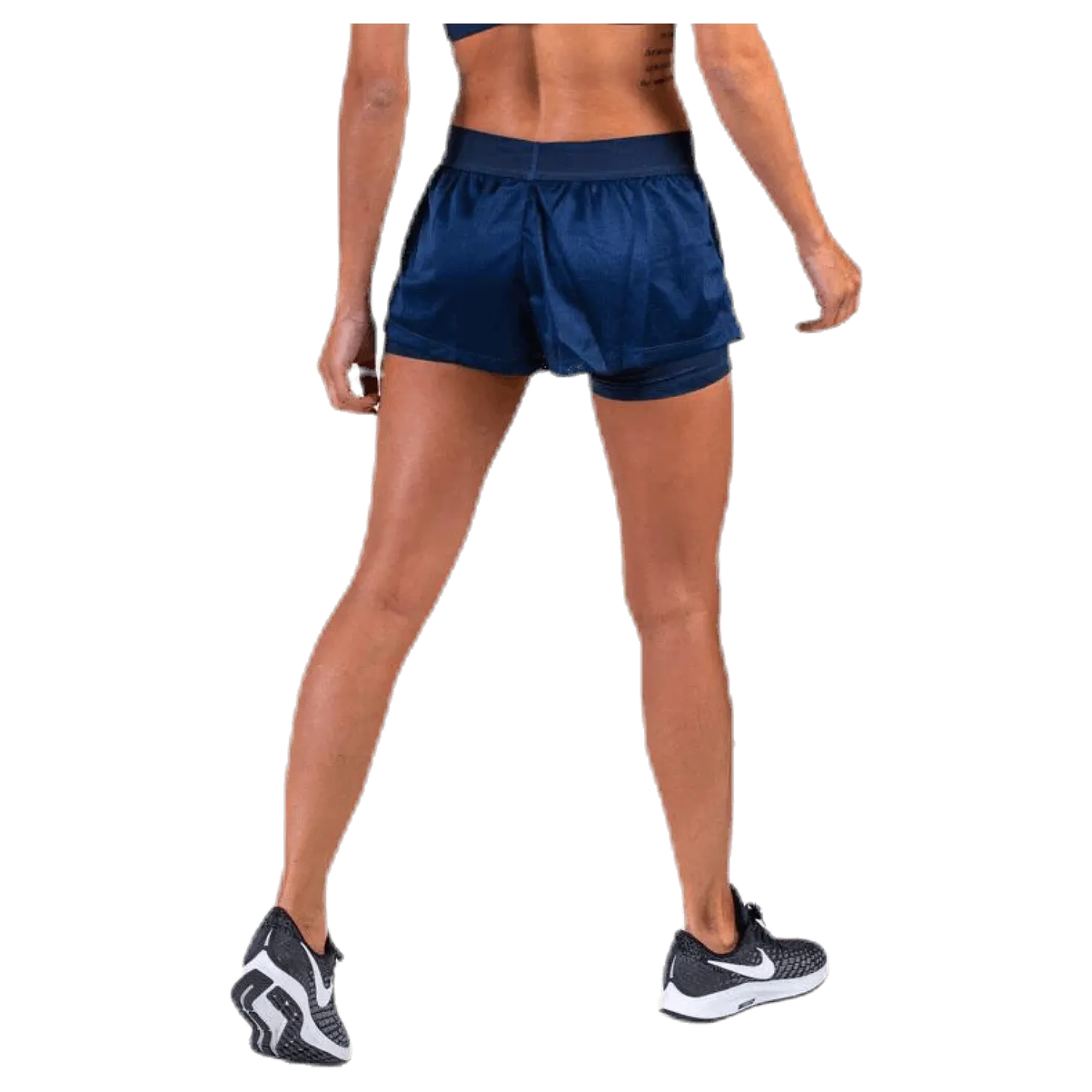 2-In-1 Woven Short 3" Blue
