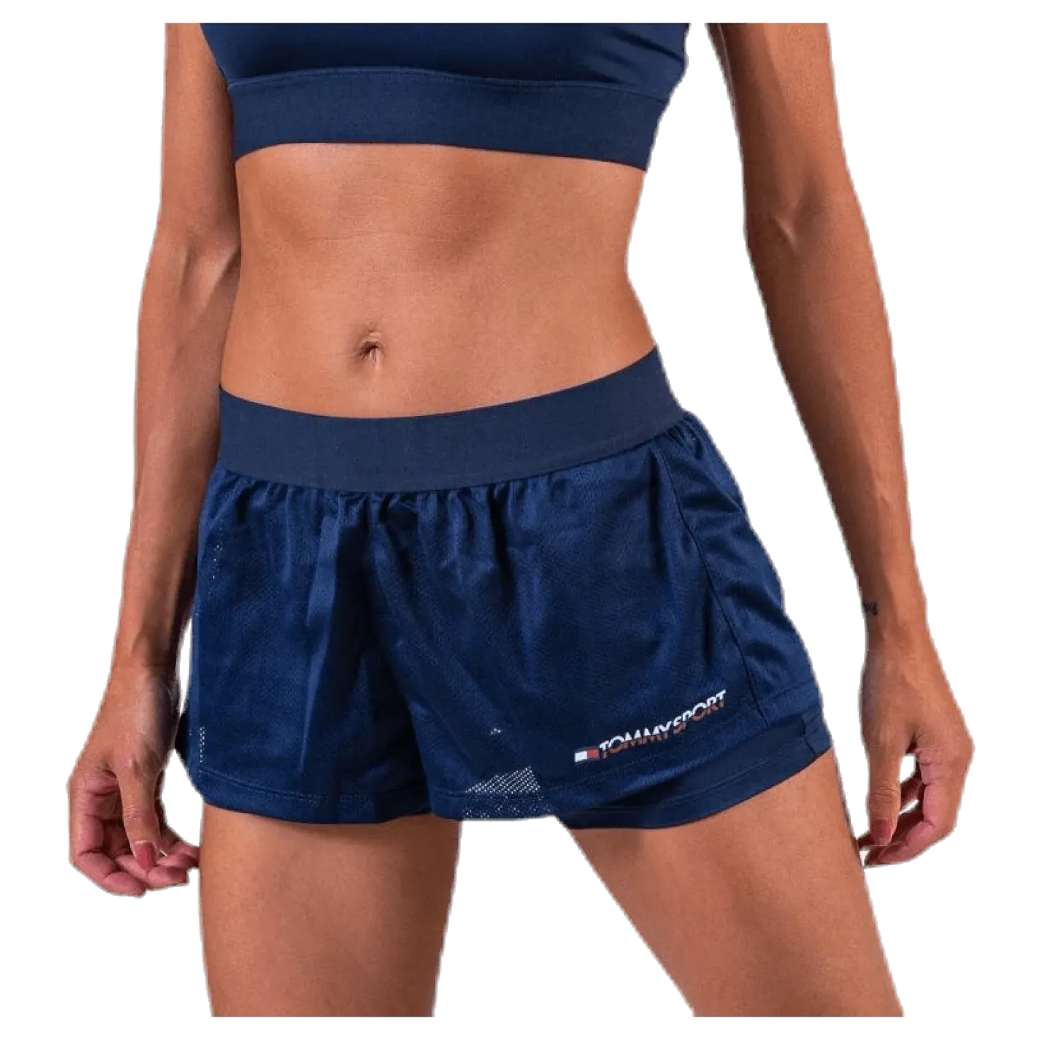 2-In-1 Woven Short 3" Blue