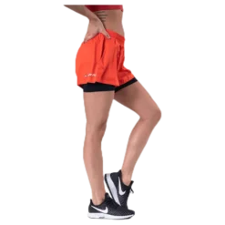 3" 2-IN 1 Woven Short LBR Orange