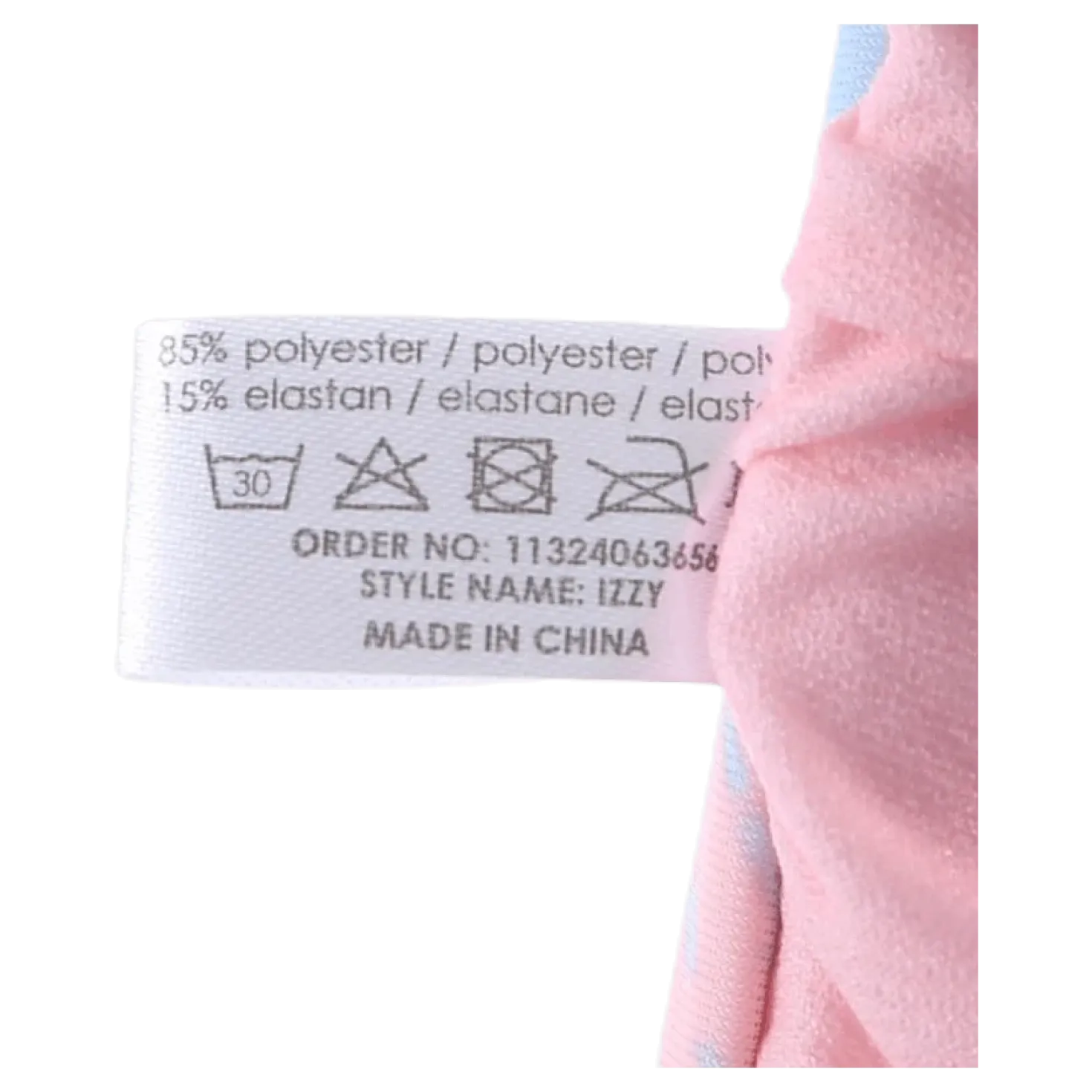 Izzy Bandeau Pink/Blue