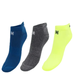 Izzy 3-Pack Running Socks Patterned