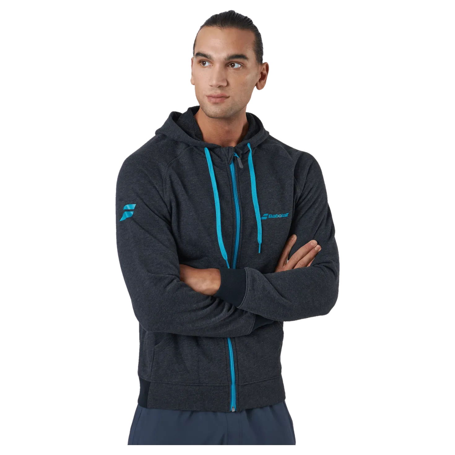 Jacket Exercise Hood Black