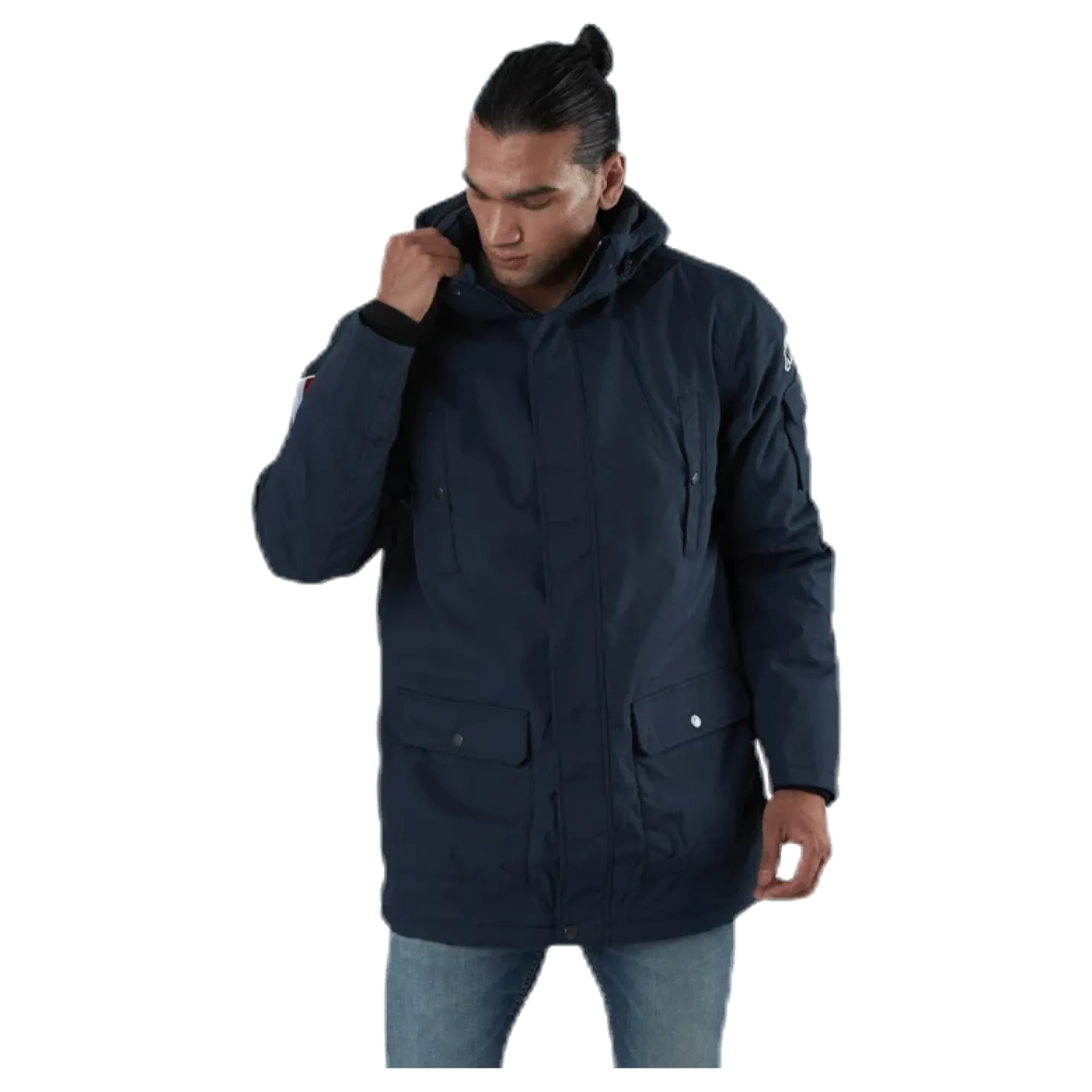 Jackson Winter Jacket Hood Blue