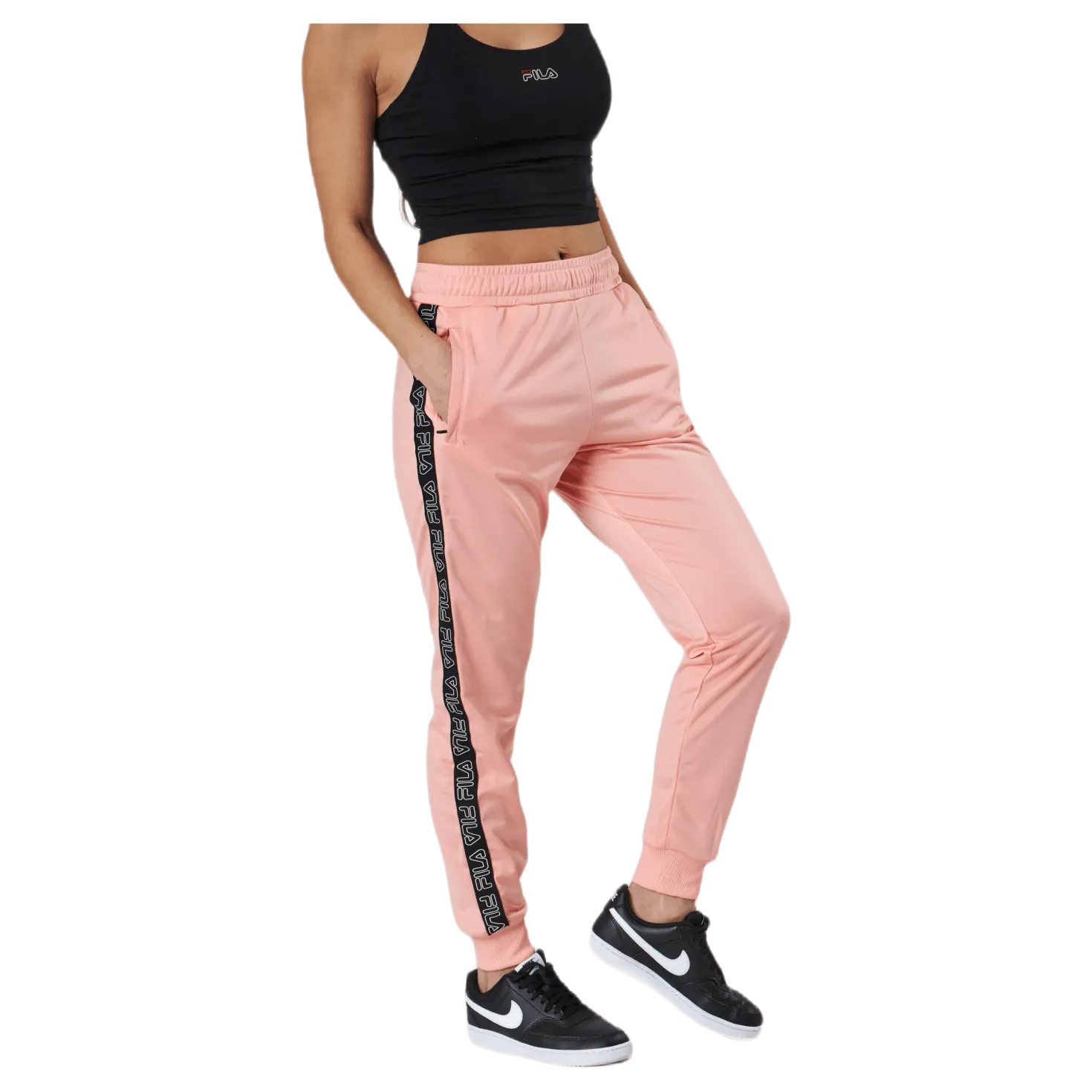 Jacoba Taped Track Pants Pink
