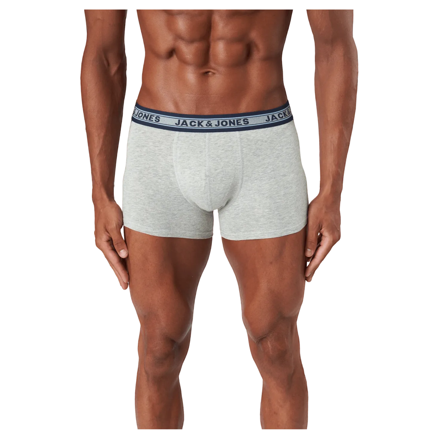 Jacoliver Trunks 5 Pack Noos Dark Grey Melange