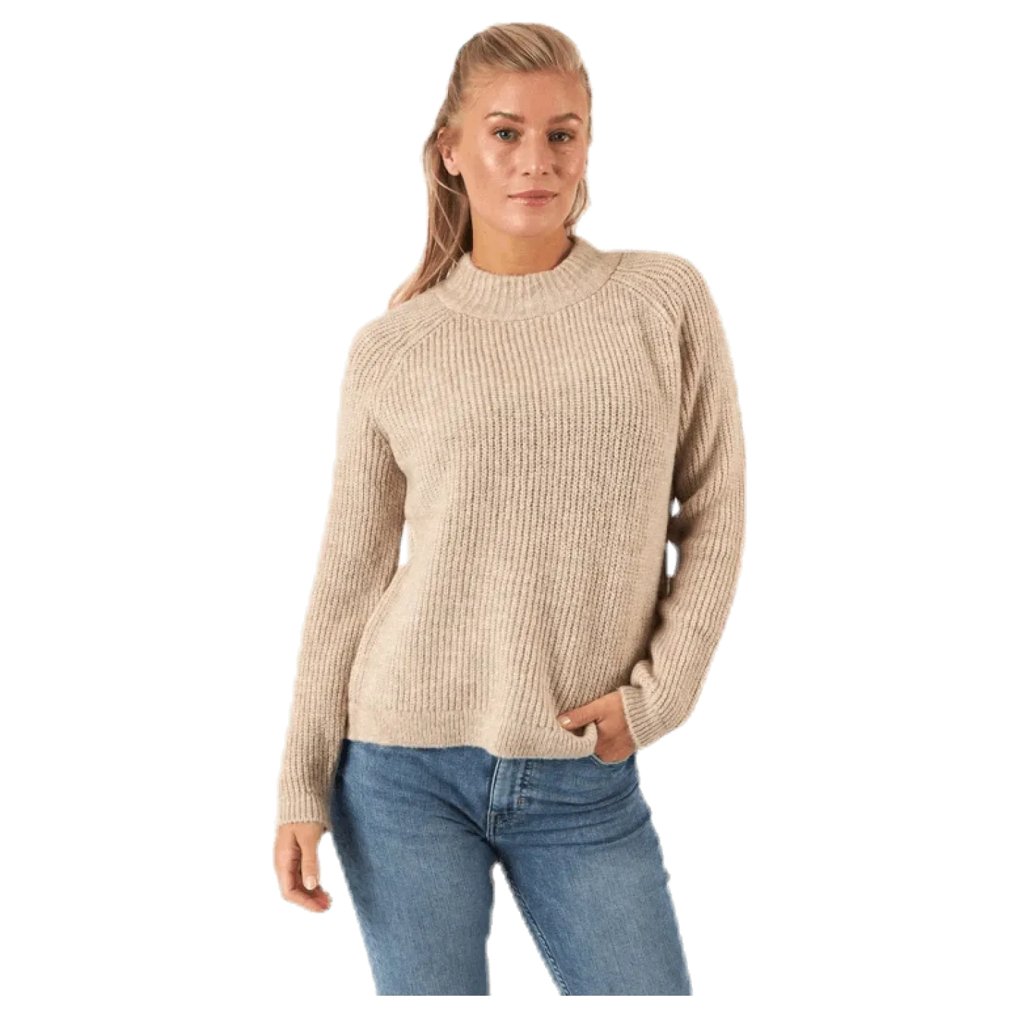 Jade L/S Pullover Knt Grey