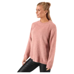 Jade L/S Pullover Knt Red