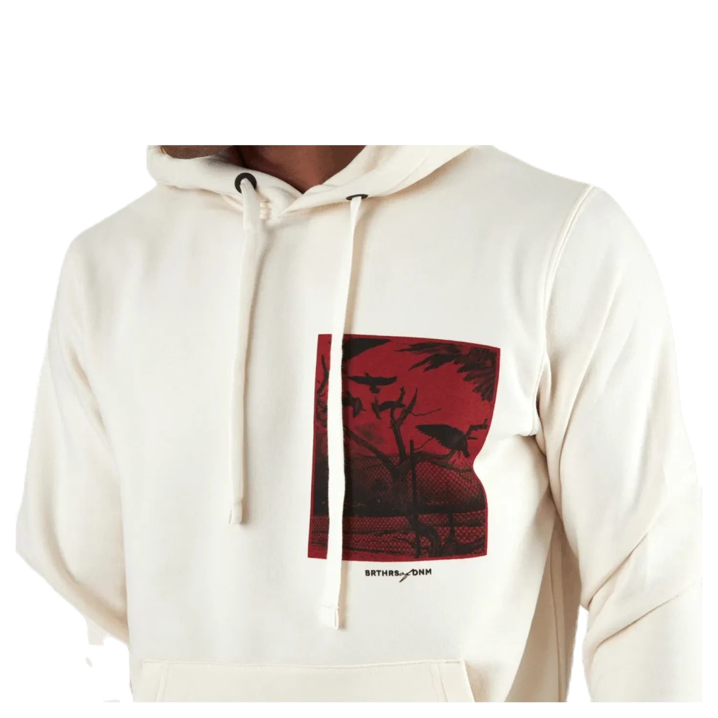 Jade Sweat Hood White