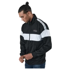 Jairus Taped Track Jacket Black