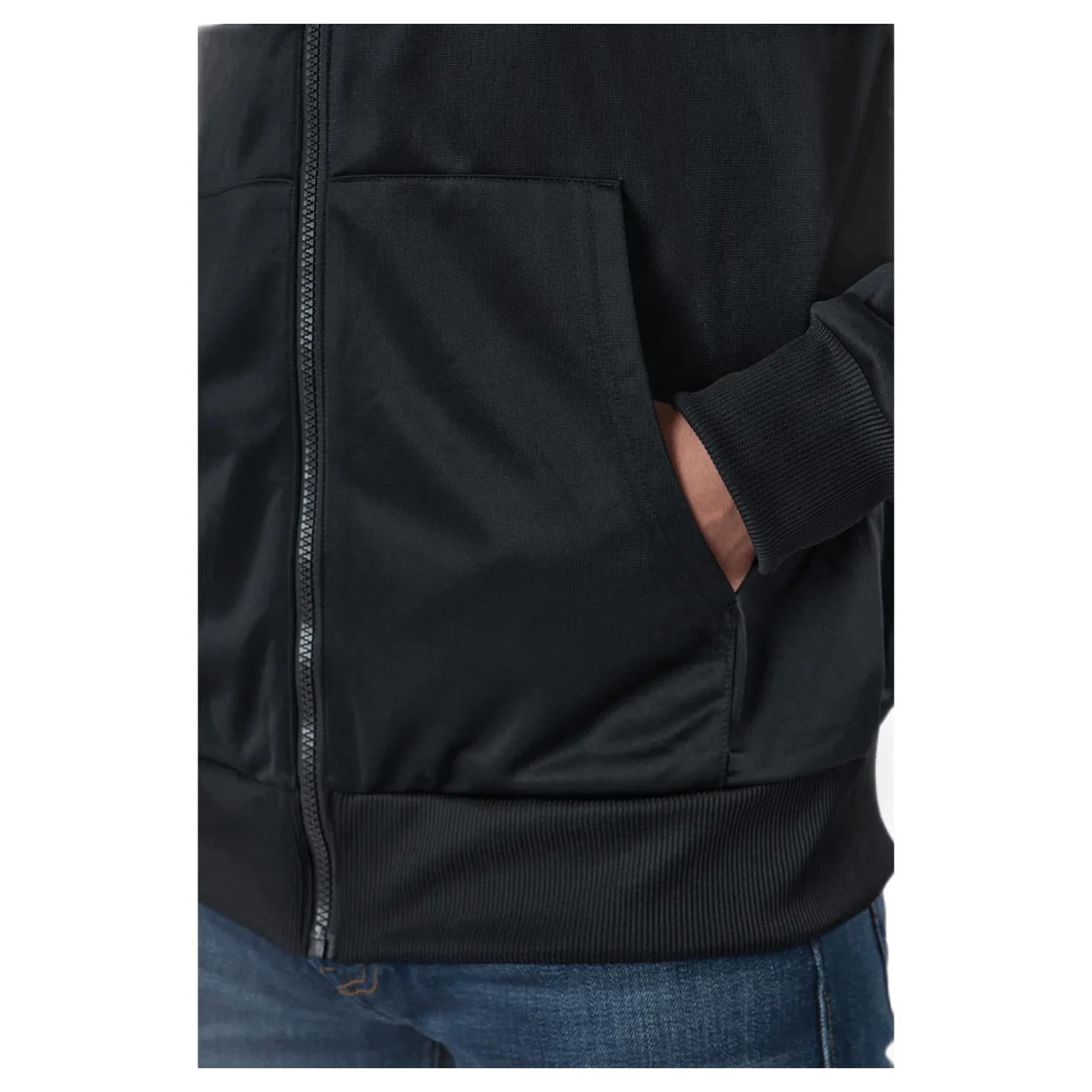 Jairus Taped Track Jacket Black