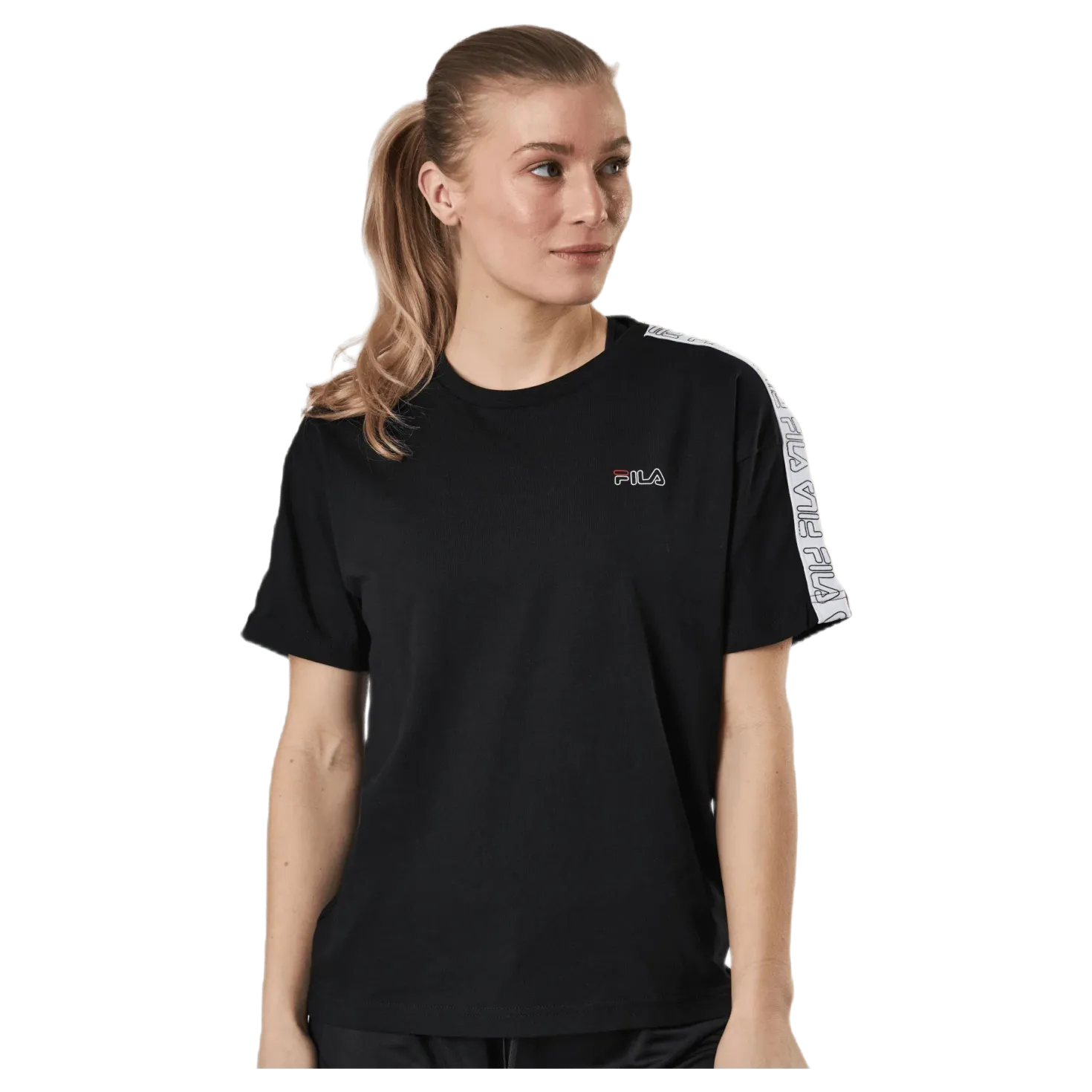 Jakena Taped Tee Black