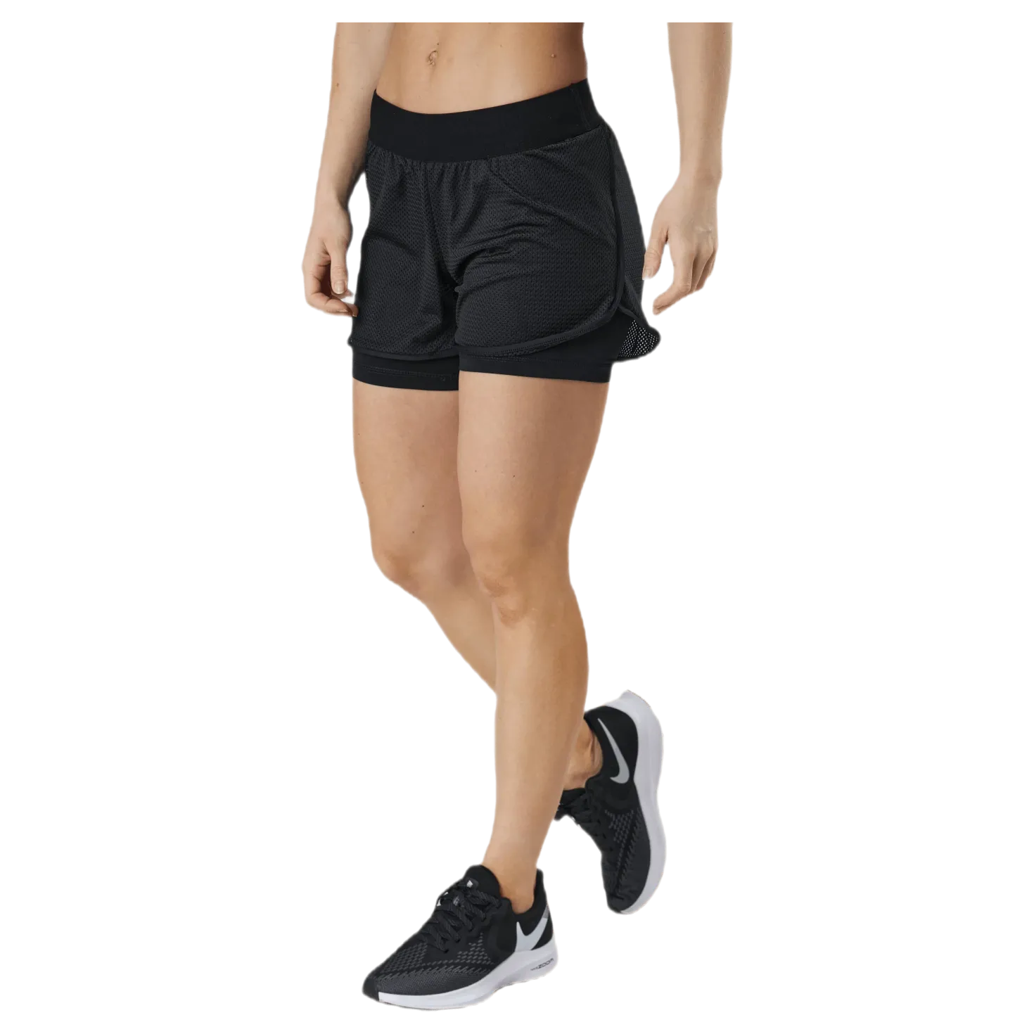 Jama Loose Train Shorts Black