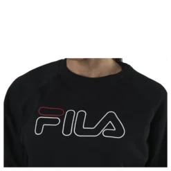 Jamina Cropped Crew Sweat Black