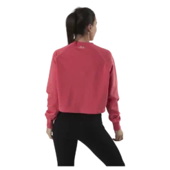 Jamina Cropped Crew Sweat Pink