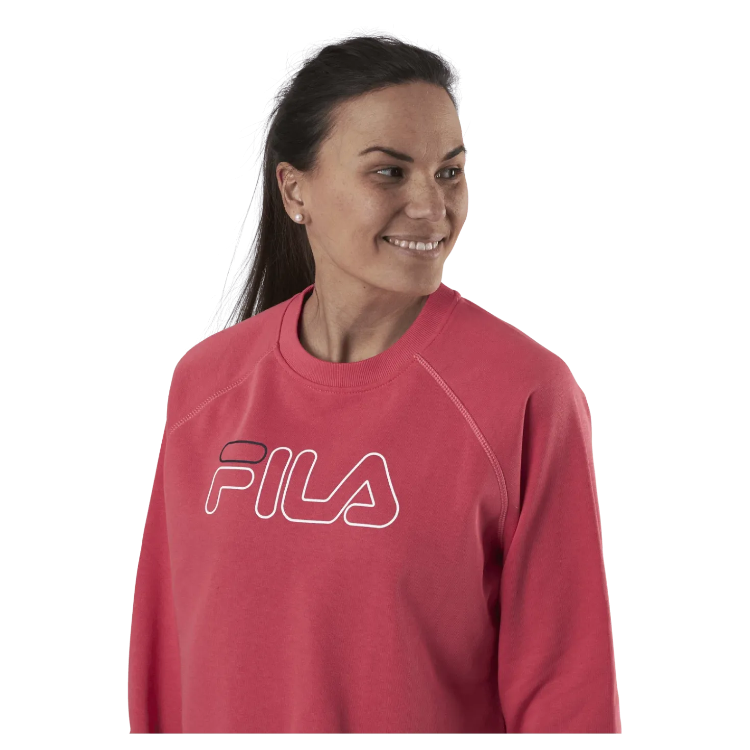 Jamina Cropped Crew Sweat Pink